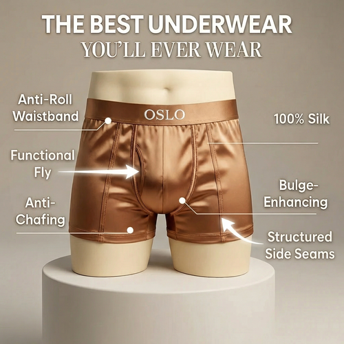 Premium Silk Boxers Designed for Real Male Bodies
